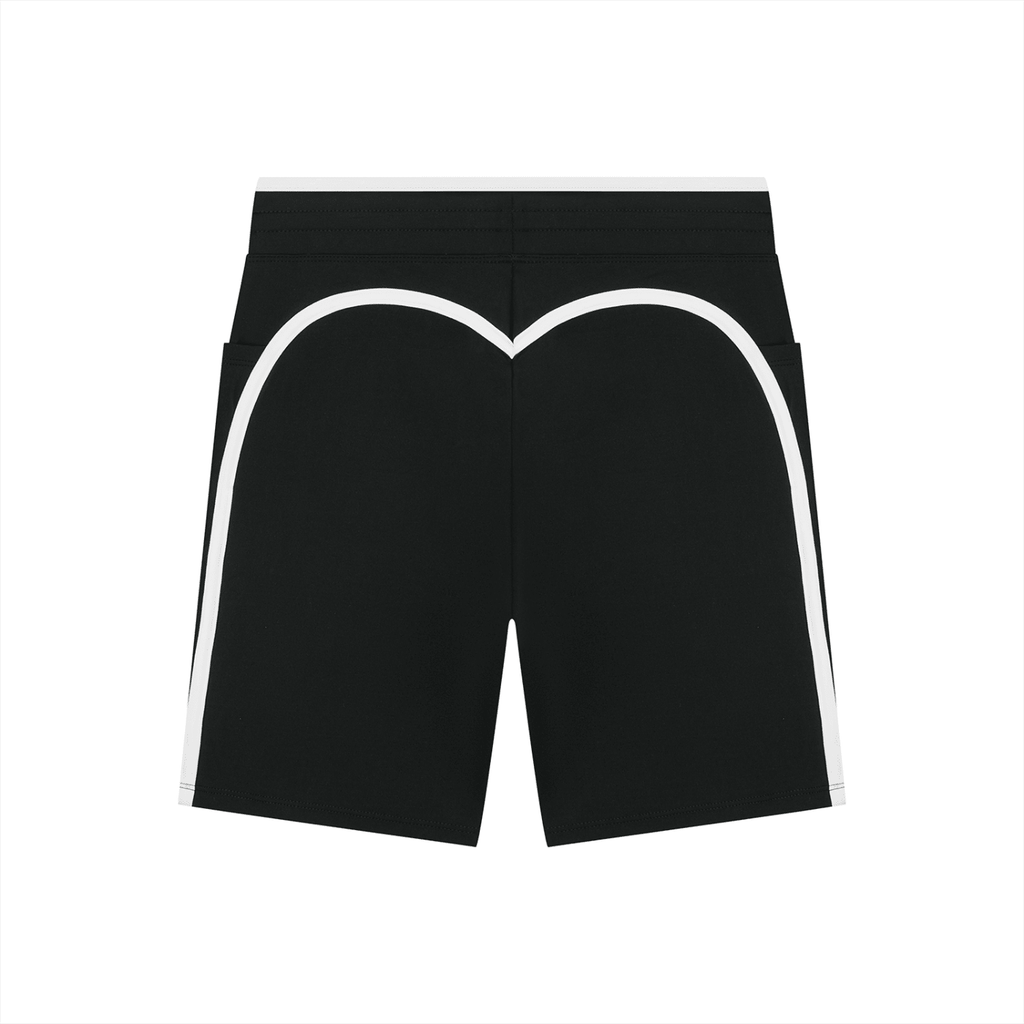Women's High Rise Color Block Yoga Shorts