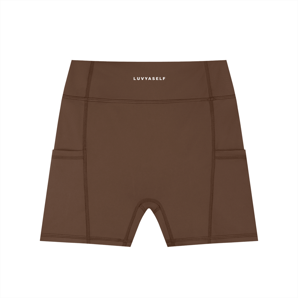 Women's High-Waisted Pocket Biker Shorts