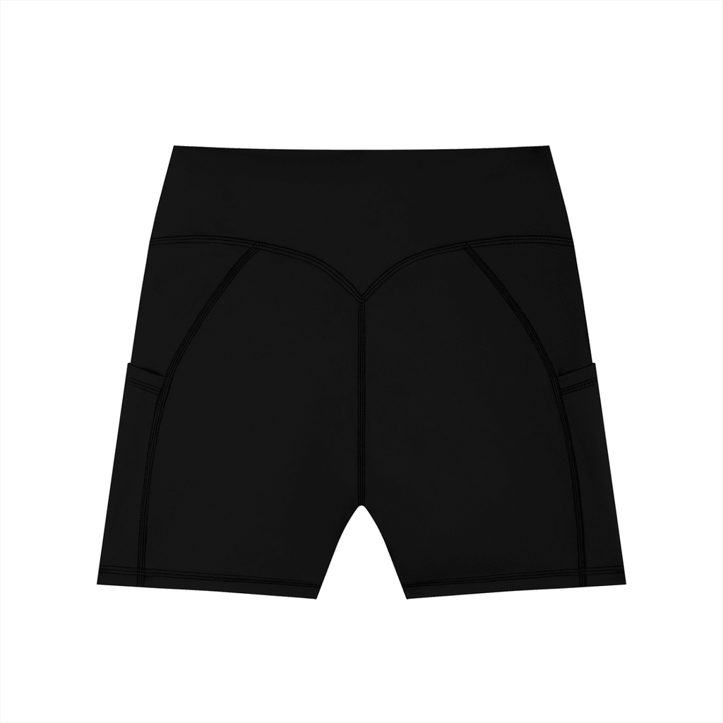 Women's High-Waisted Pocket Biker Shorts