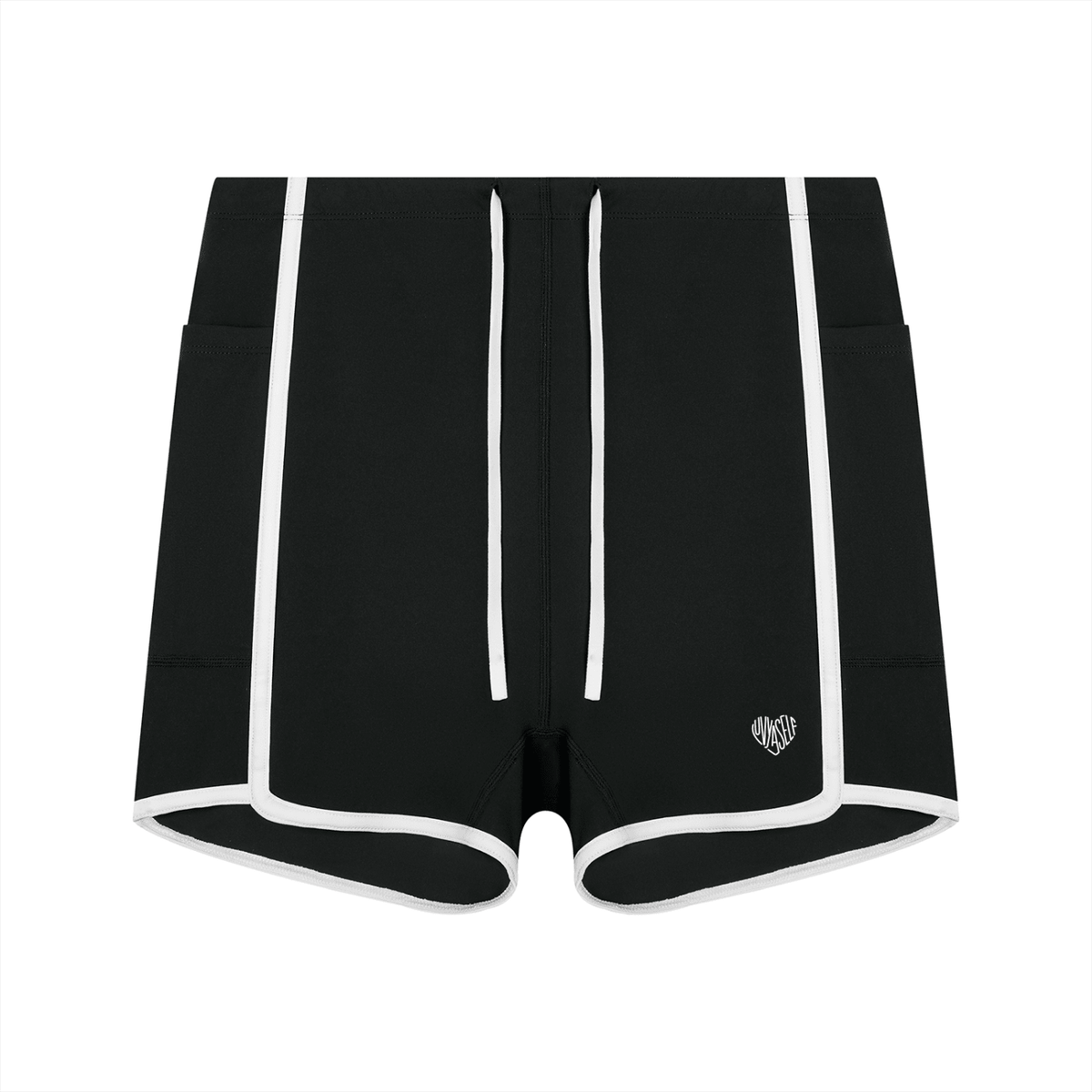 Women's High Waisted Ringer Yoga Shorts