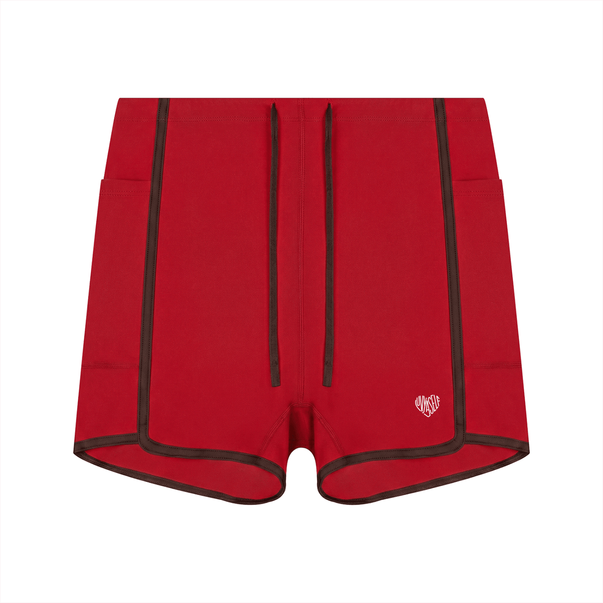 Women's High Waisted Ringer Yoga Shorts