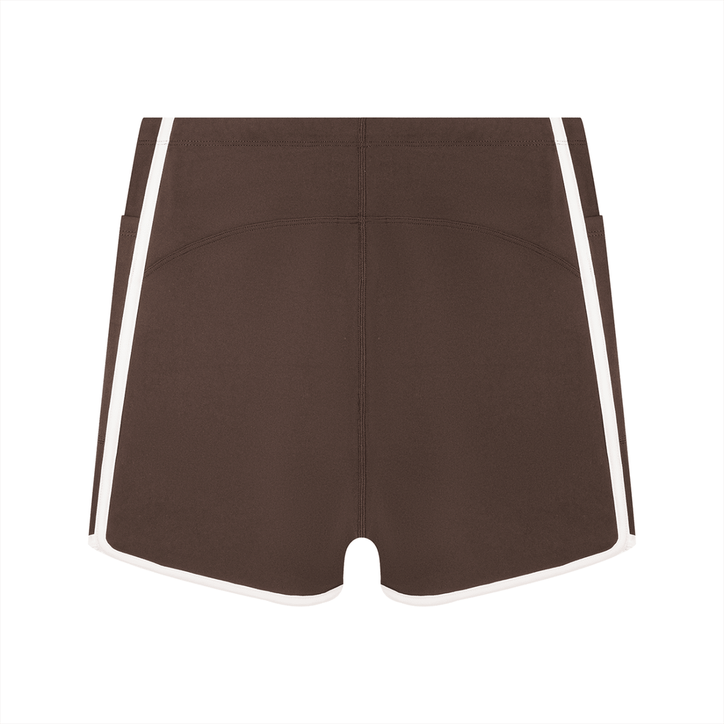 Women's High Waisted Ringer Yoga Shorts