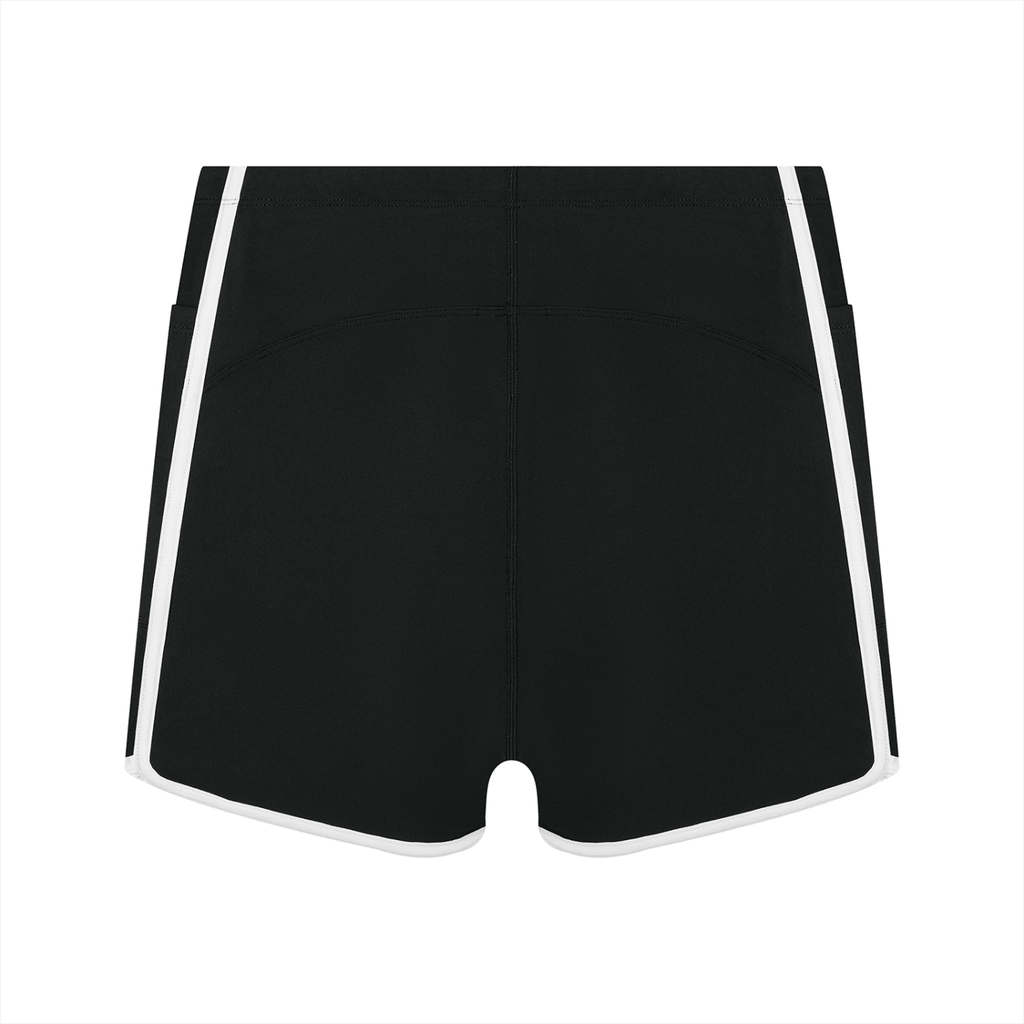 Women's High Waisted Ringer Yoga Shorts