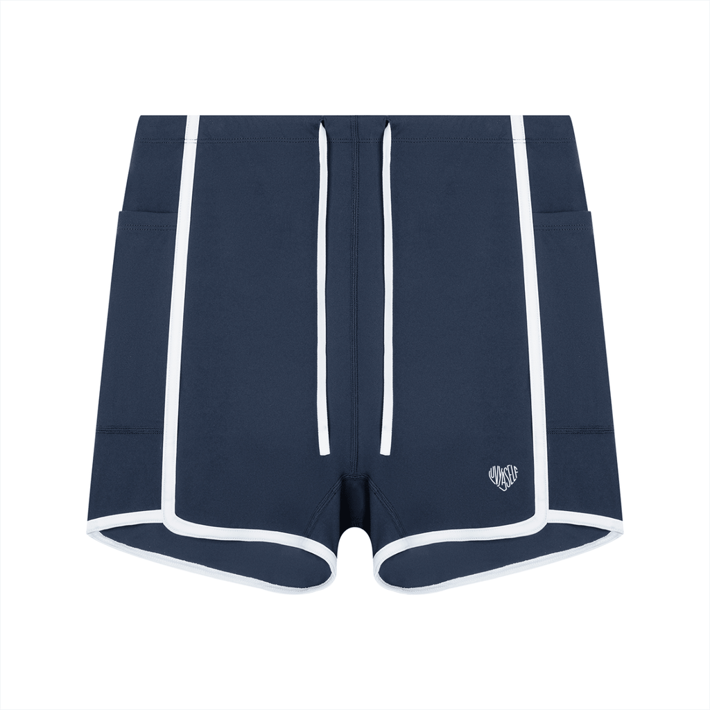 Women's High Waisted Ringer Yoga Shorts