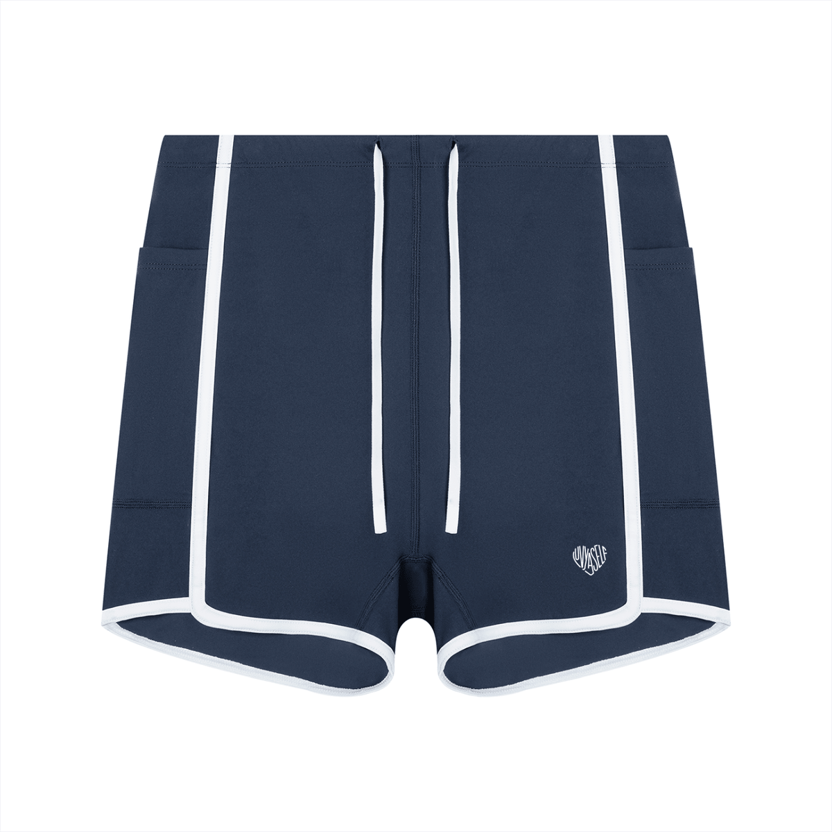 Women's High Waisted Ringer Yoga Shorts