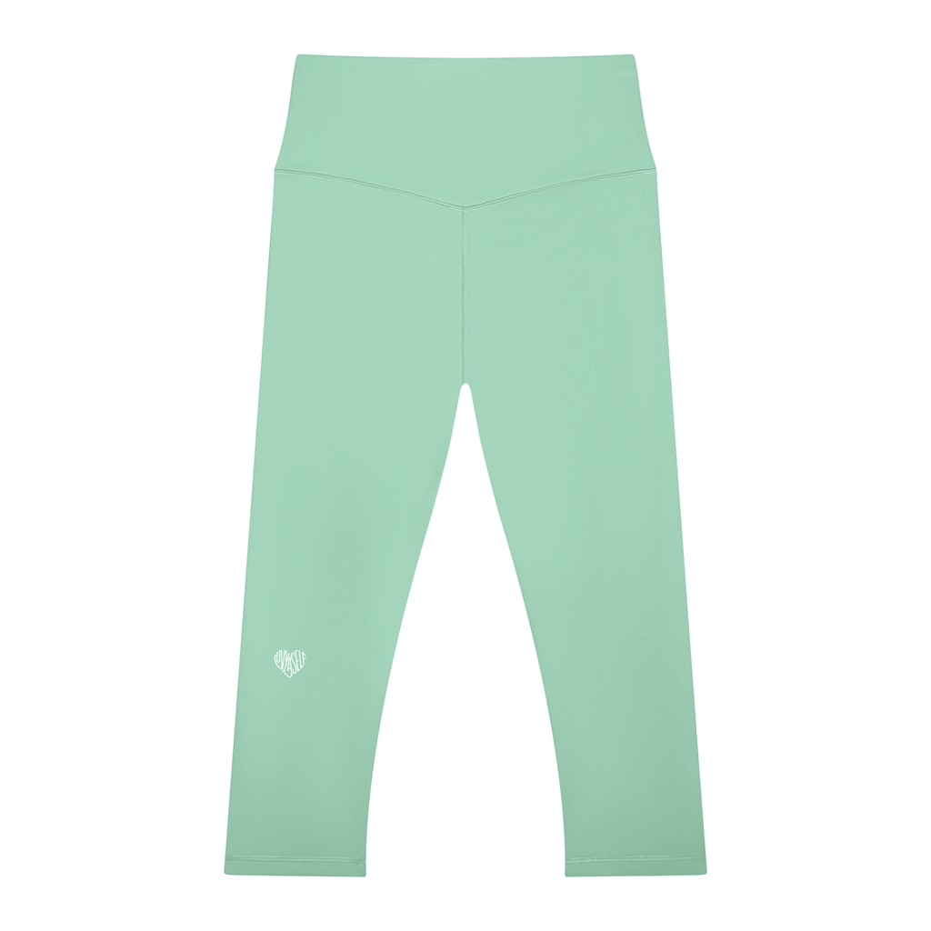 Women's High Waisted Yoga Capri Leggings