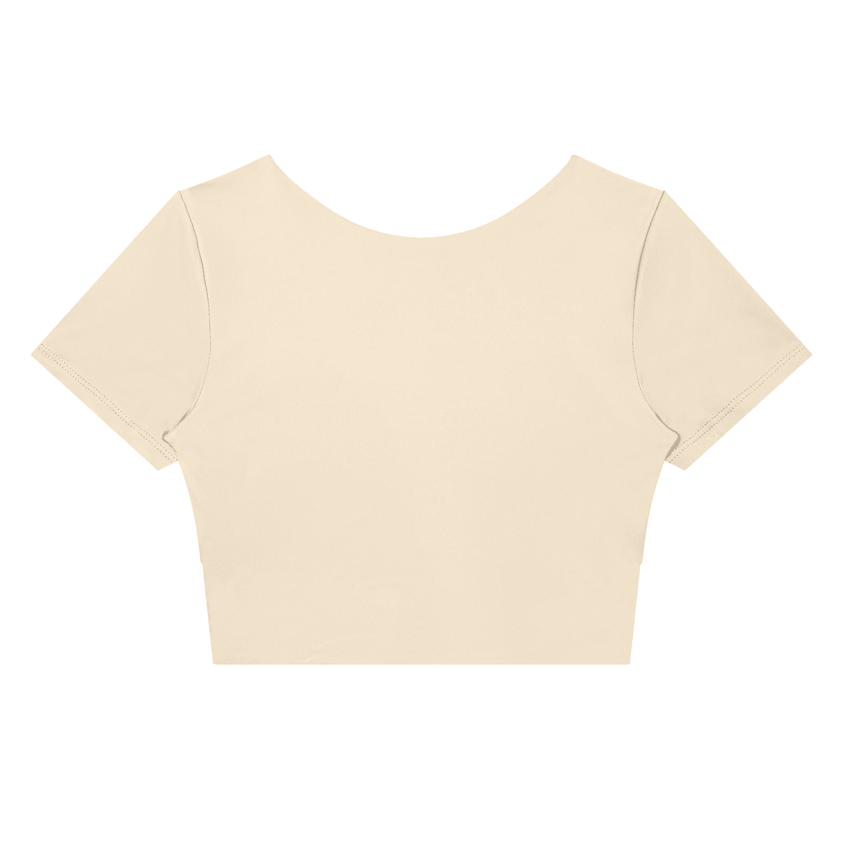 Women's Panelled Crop Yoga T-Shirt