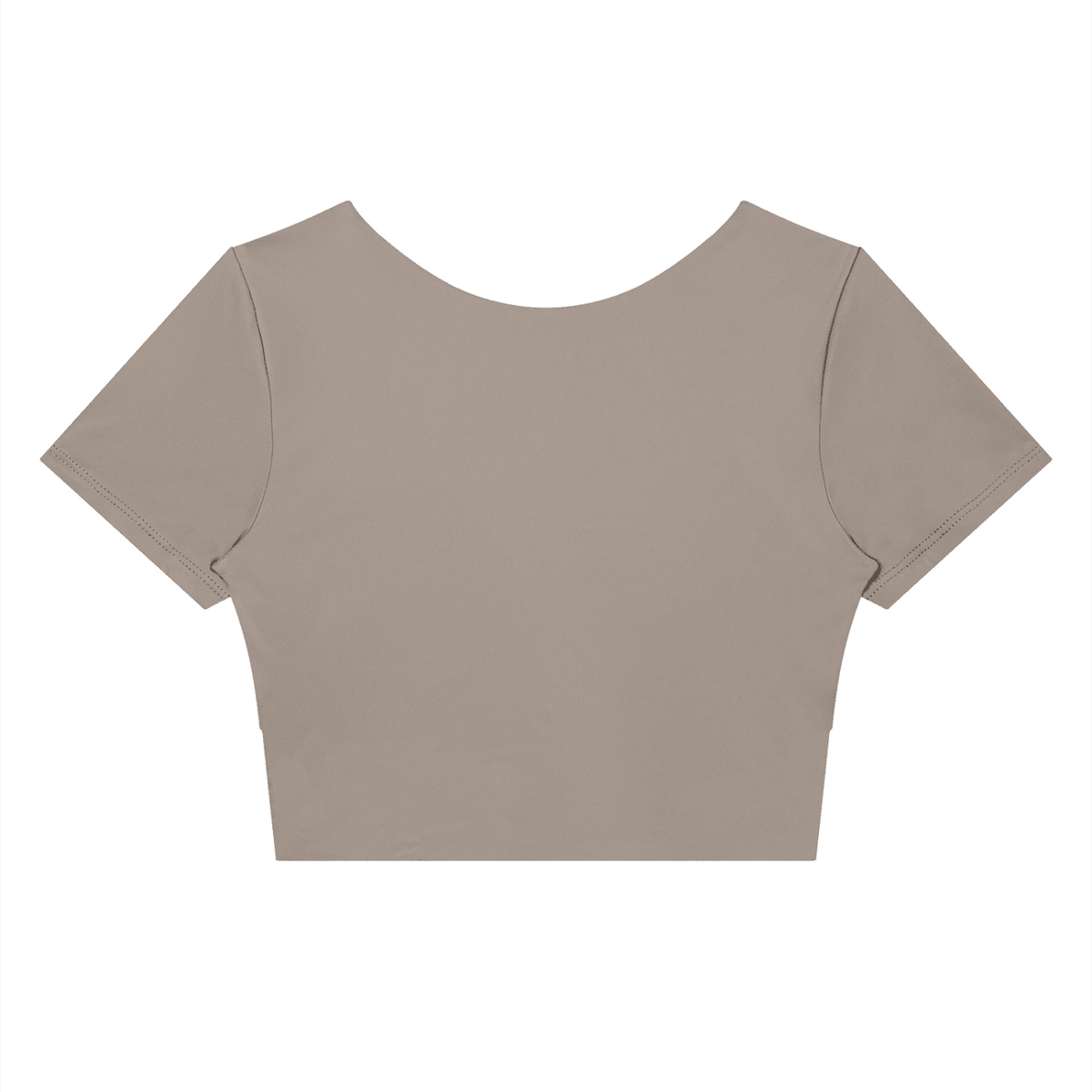 Women's Panelled Crop Yoga T-Shirt