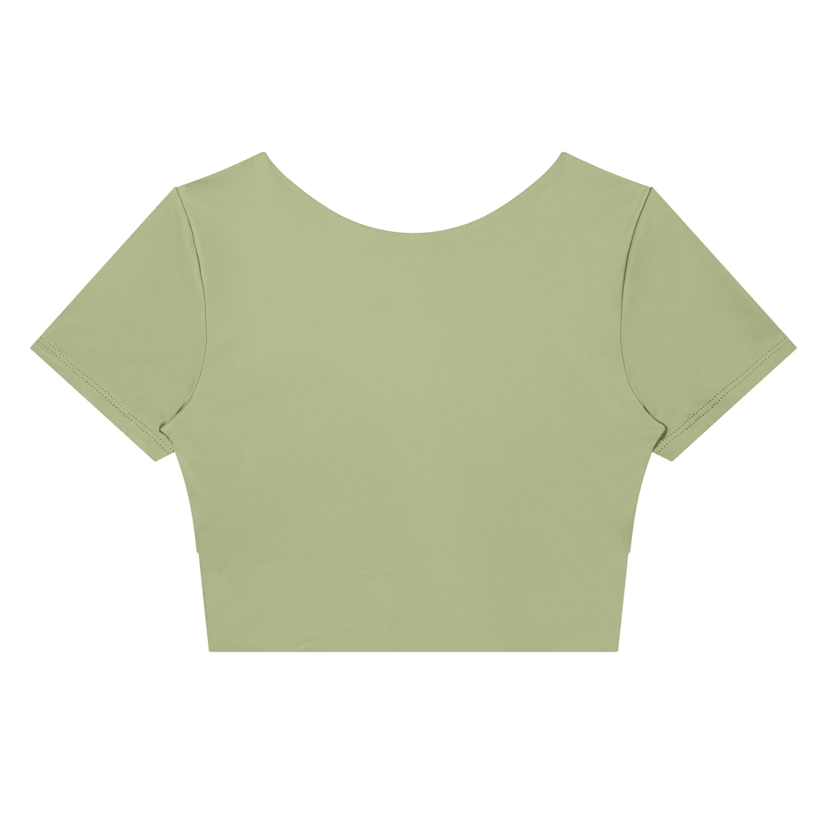 Women's Panelled Crop Yoga T-Shirt