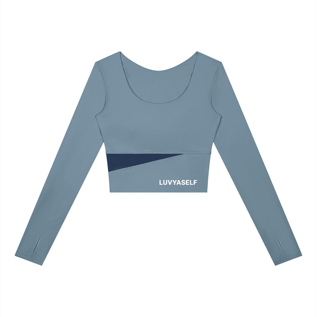 Women's Panelled Long Sleeve Yoga T-Shirt