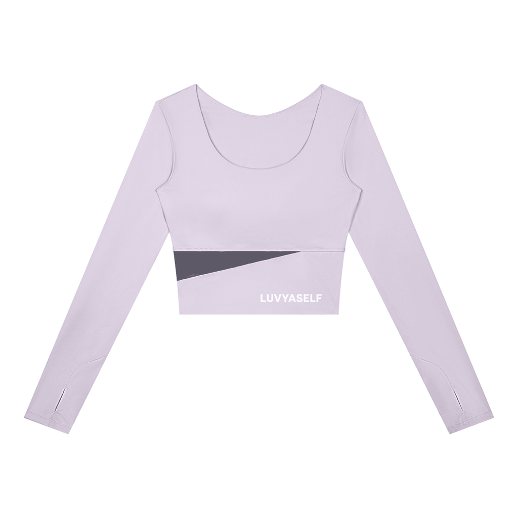 Women's Panelled Long Sleeve Yoga T-Shirt