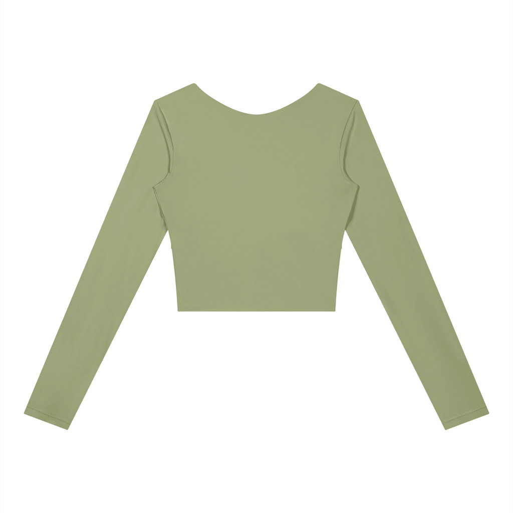Women's Panelled Long Sleeve Yoga T-Shirt