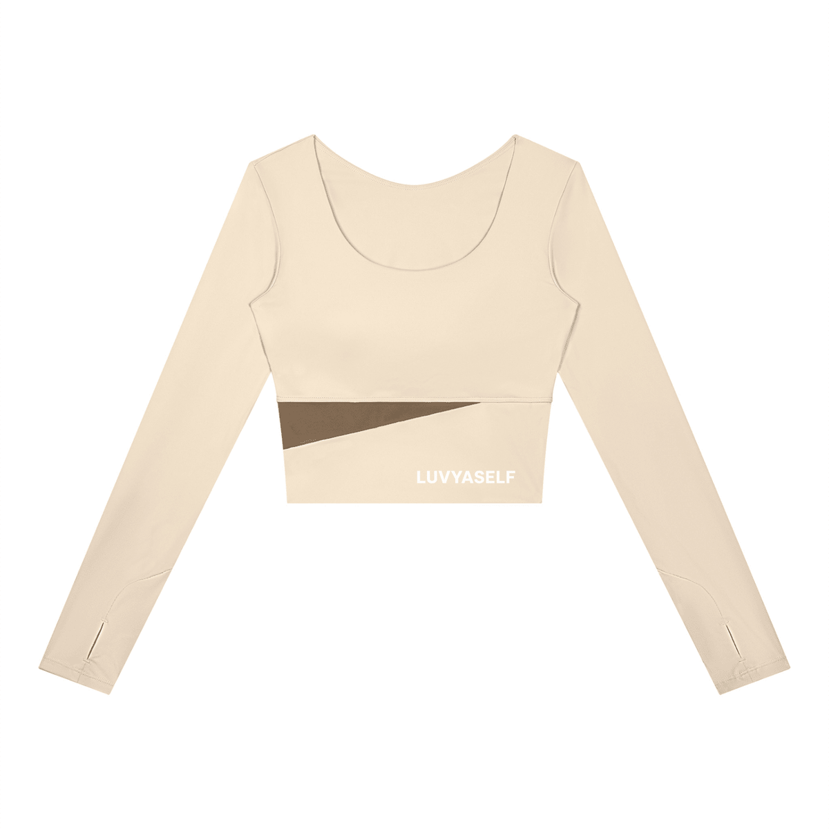 Women's Panelled Long Sleeve Yoga T-Shirt