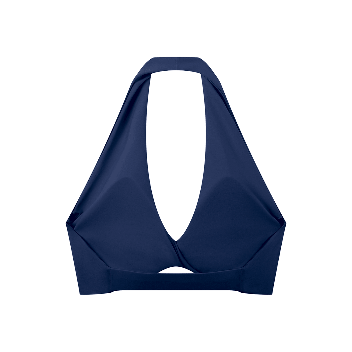 Women's Pleated Halter Sports Bra