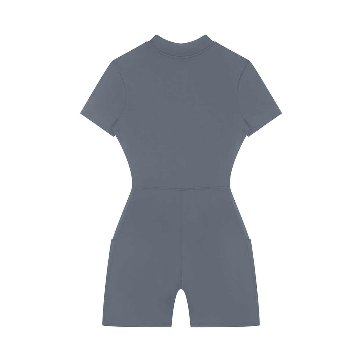 Women's Quarter-Zip Short Sleeve Romper