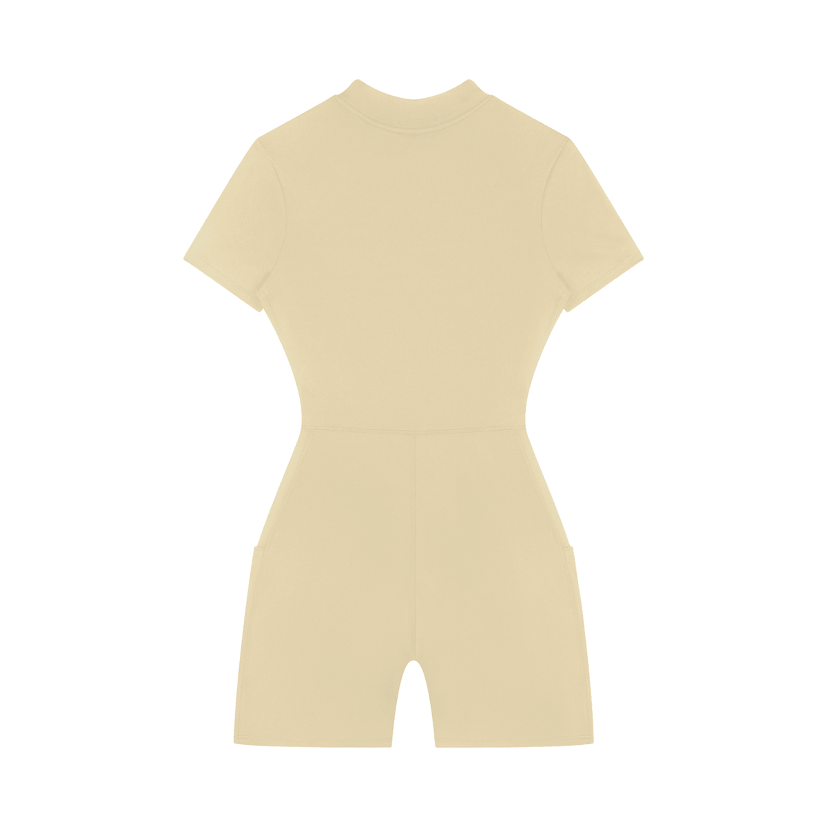 Women's Quarter-Zip Short Sleeve Romper
