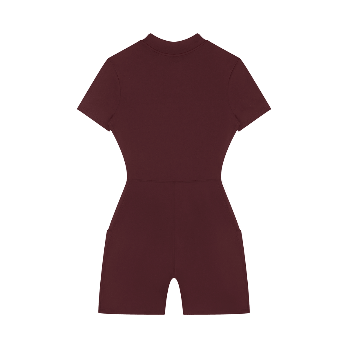 Women's Quarter-Zip Short Sleeve Romper