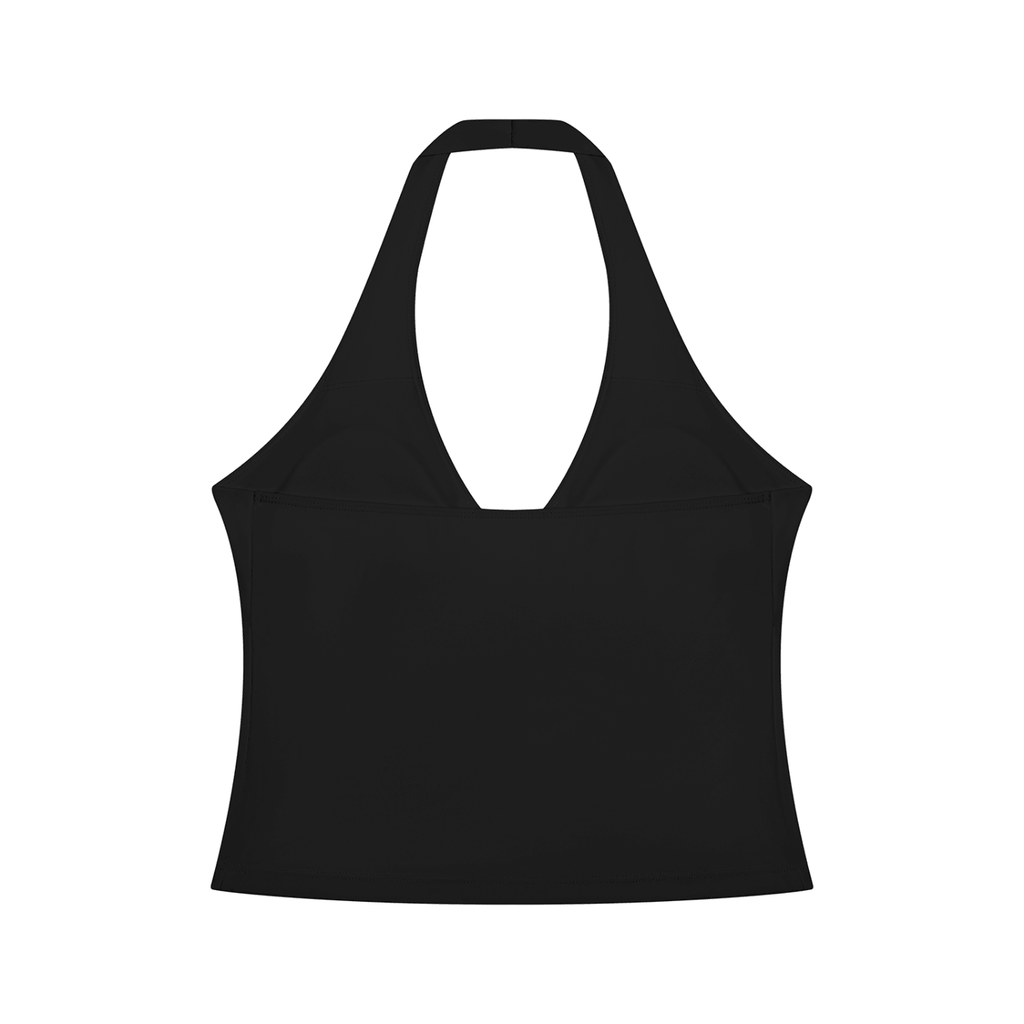 Women’s Ruched Halter Yoga Tank Top