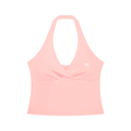 Women’s Ruched Halter Yoga Tank Top