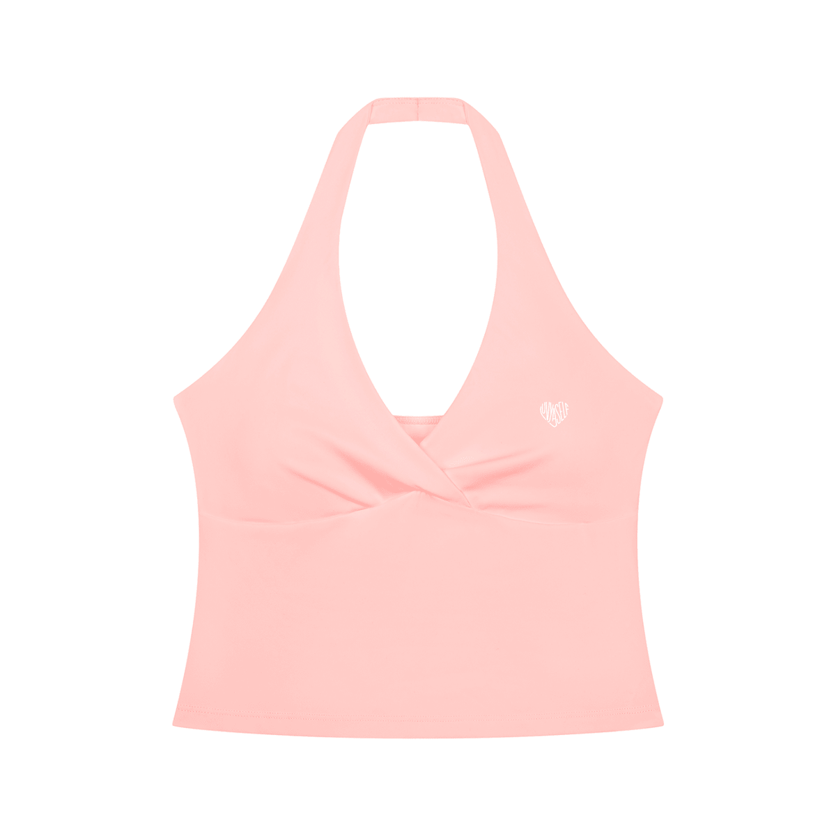 Women’s Ruched Halter Yoga Tank Top