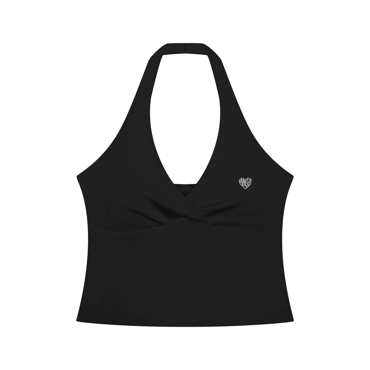 Women’s Ruched Halter Yoga Tank Top