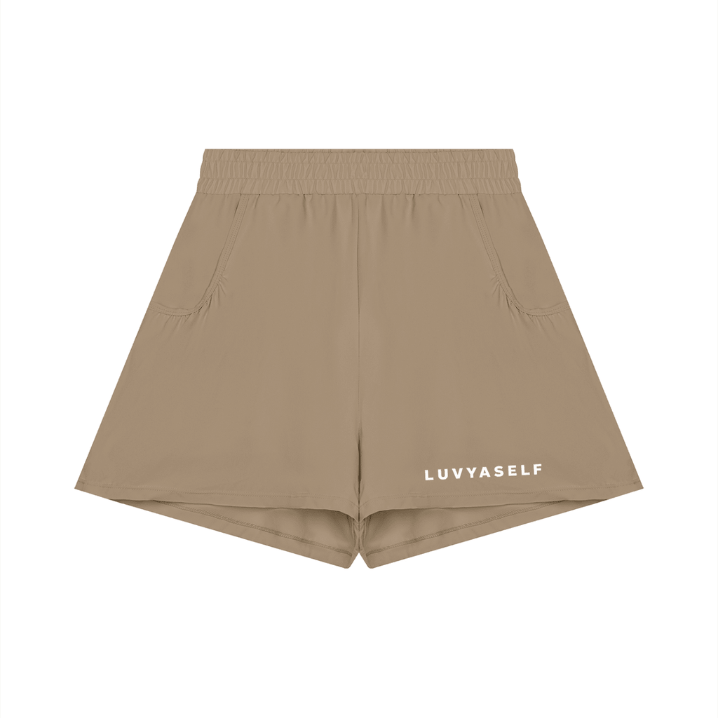 Women's Ruched Yoga Shorts