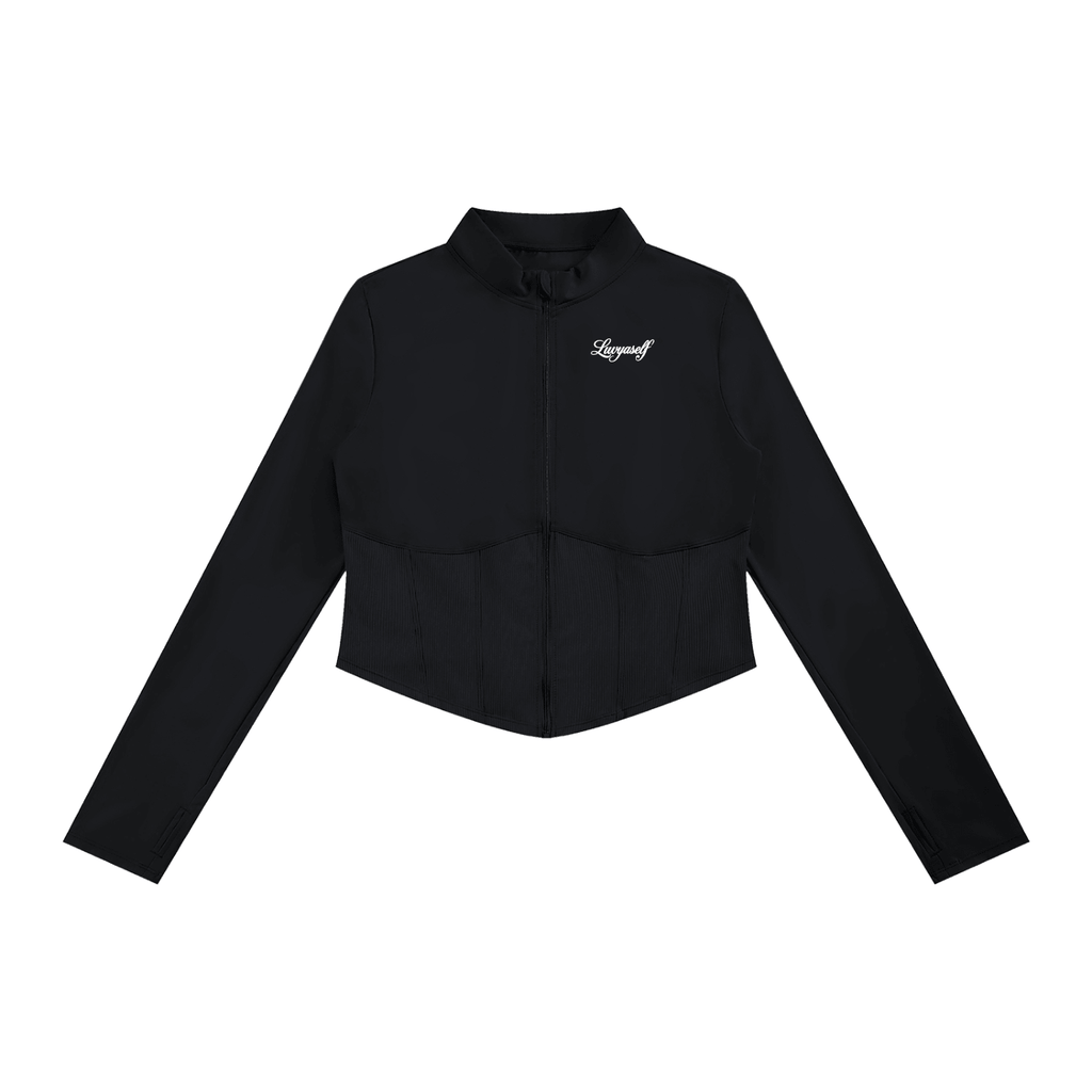 Women's Slim Fit Full-Zip Yoga Jacket