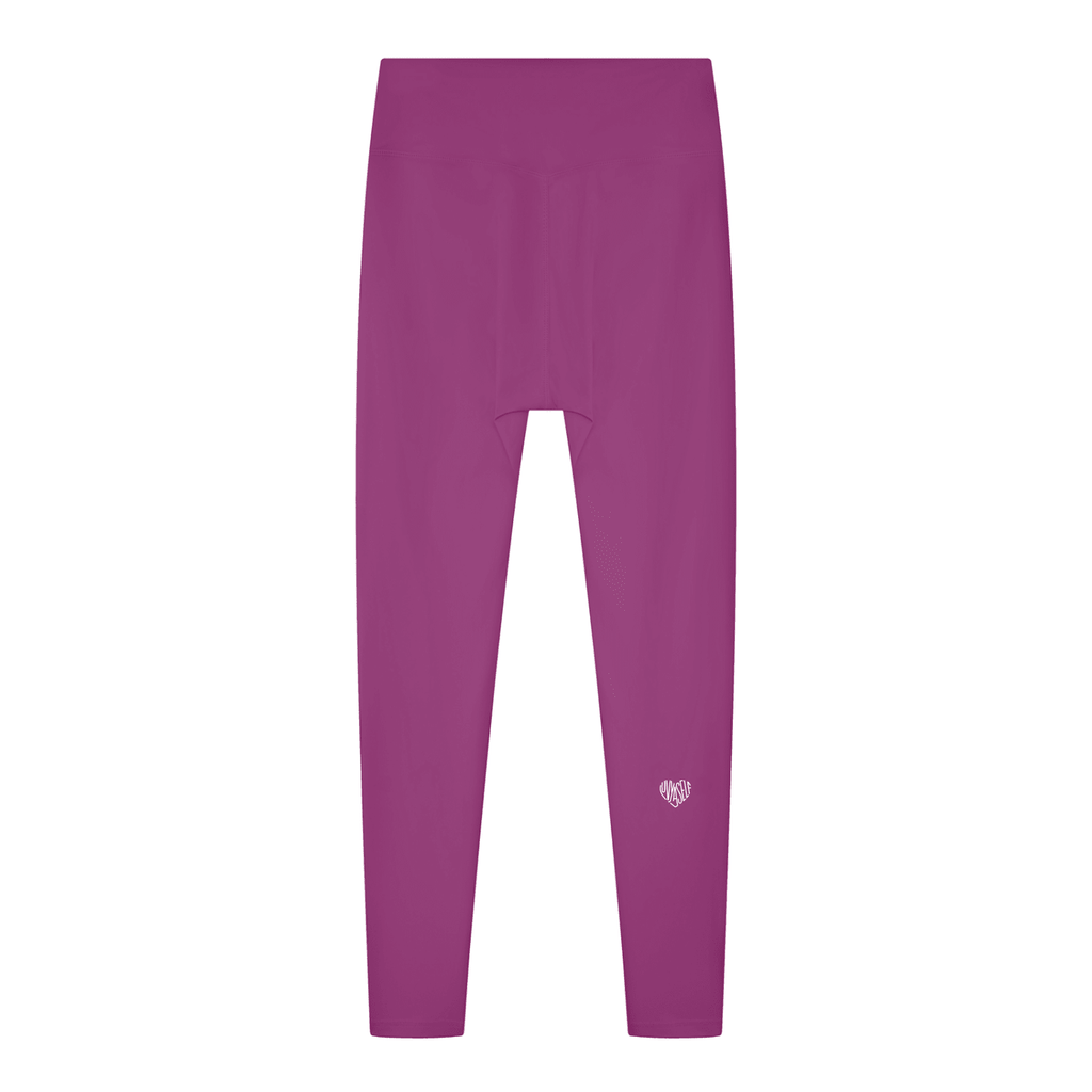 Women's Solid High Rise Leggings