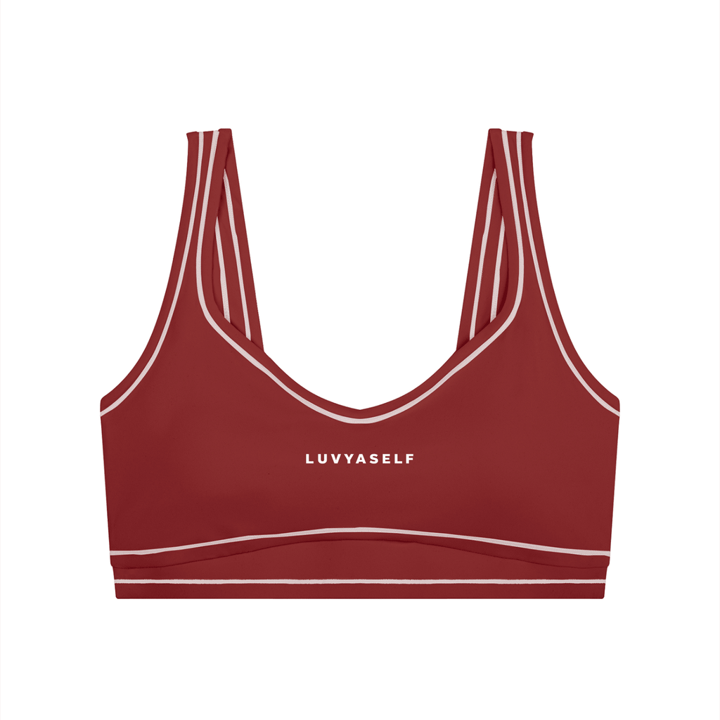 Women’s Topstitching Yoga Sports Bra