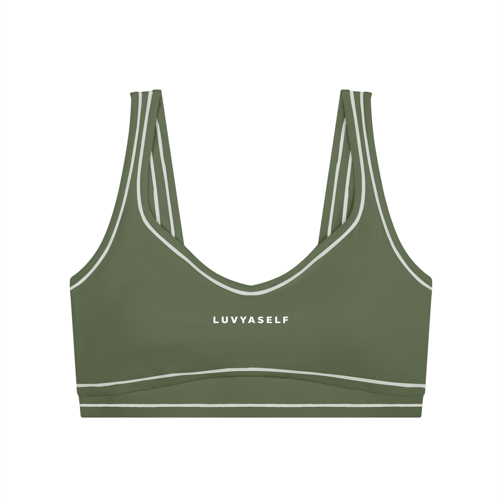 Women’s Topstitching Yoga Sports Bra