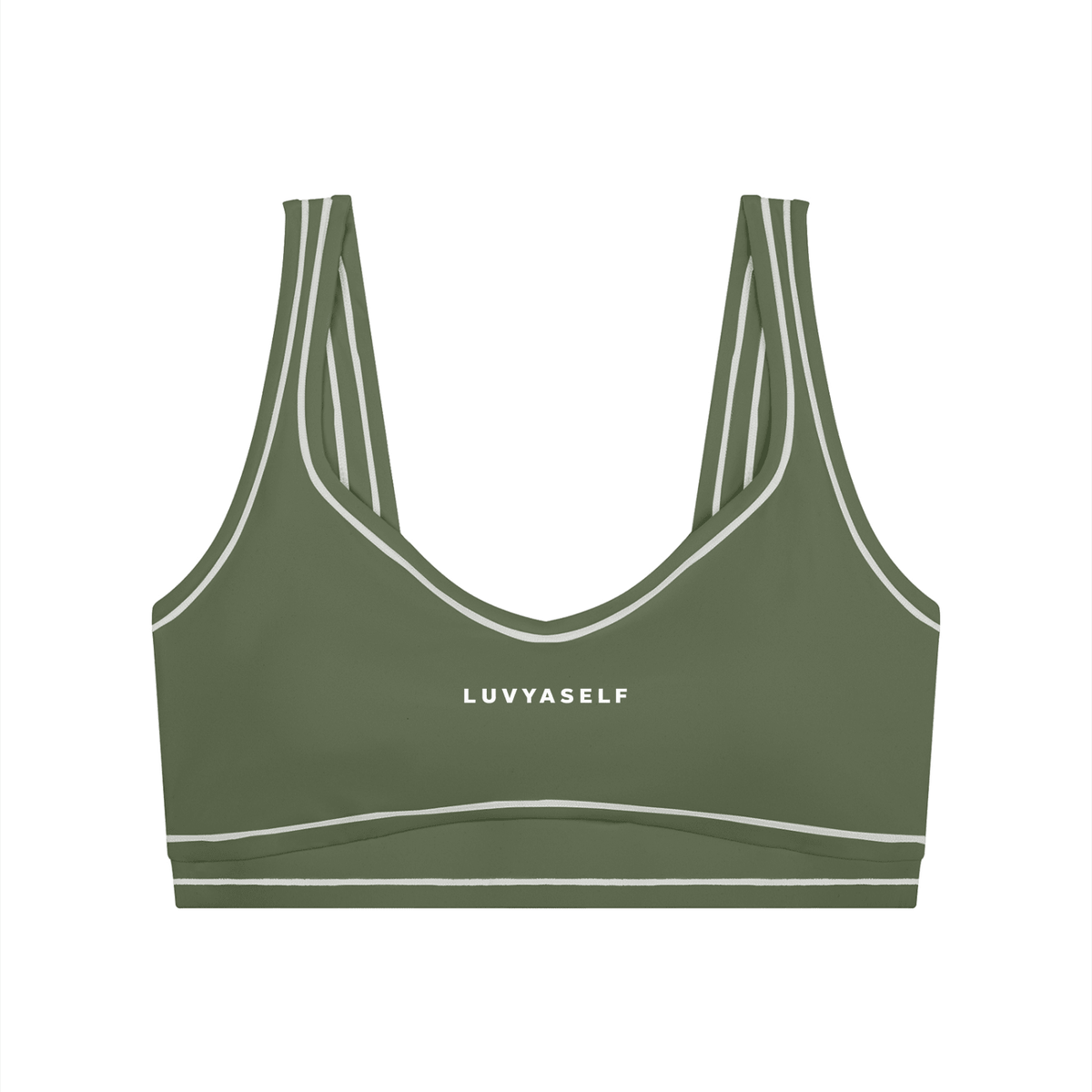 Women’s Topstitching Yoga Sports Bra