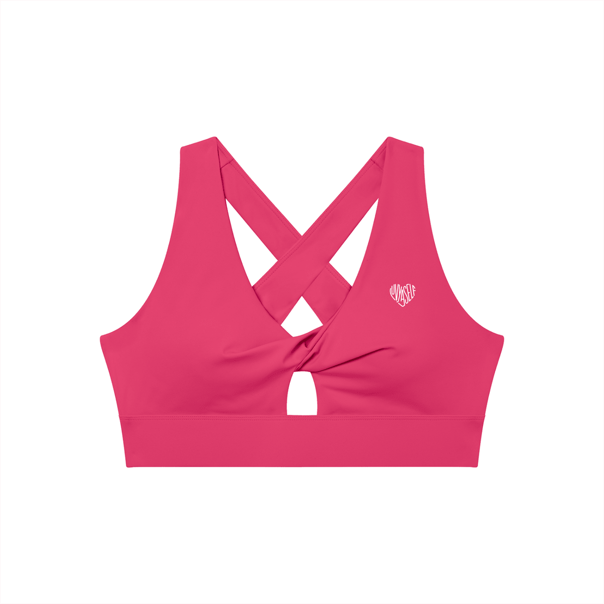 Women's Twist Front V-Neck Sports Bra