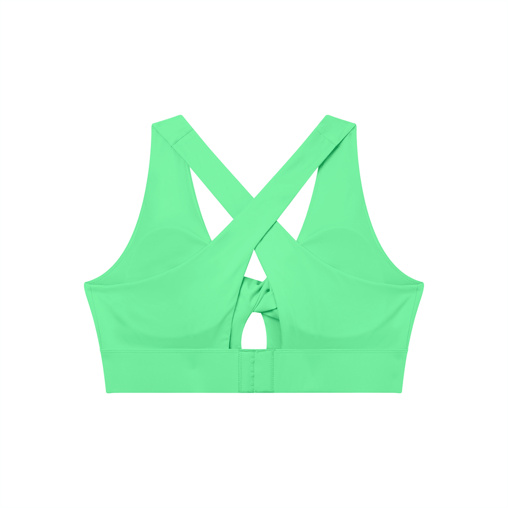 Women's Twist Front V-Neck Sports Bra