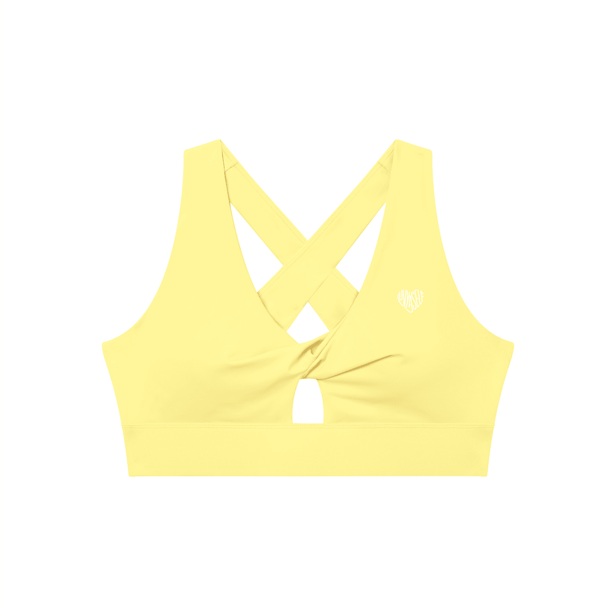 Women's Twist Front V-Neck Sports Bra