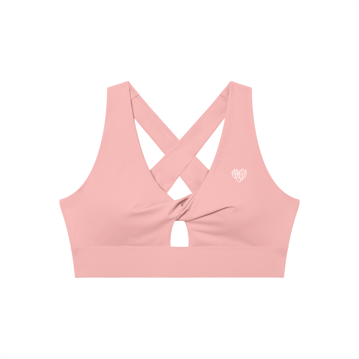 Women's Twist Front V-Neck Sports Bra