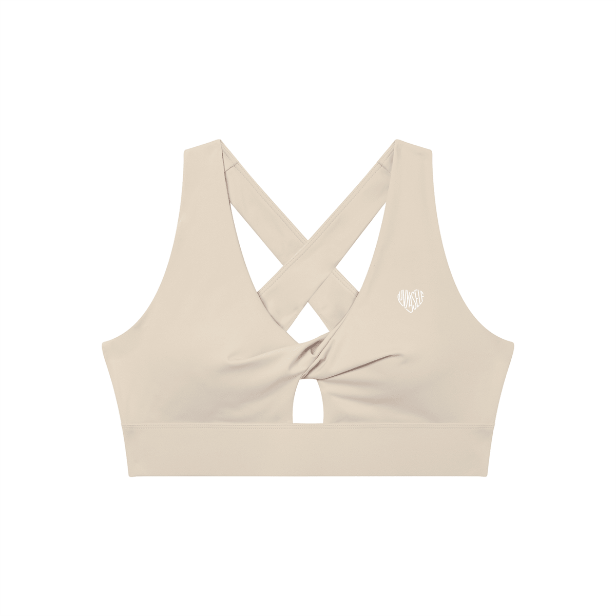 Women's Twist Front V-Neck Sports Bra