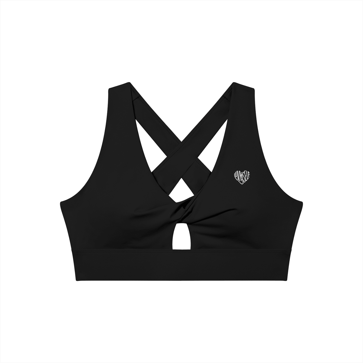 Women's Twist Front V-Neck Sports Bra