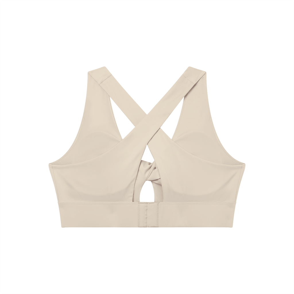 Women's Twist Front V-Neck Sports Bra