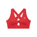 Women's Twist Front V-Neck Sports Bra
