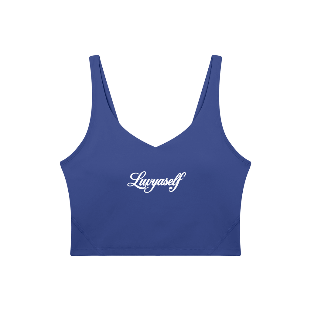 Women's V-Neck Yoga Sports Bra