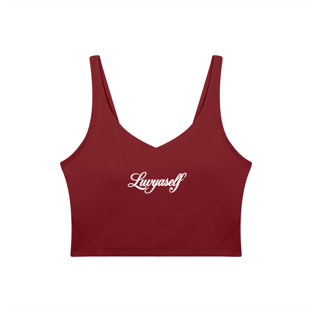 Women's V-Neck Yoga Sports Bra