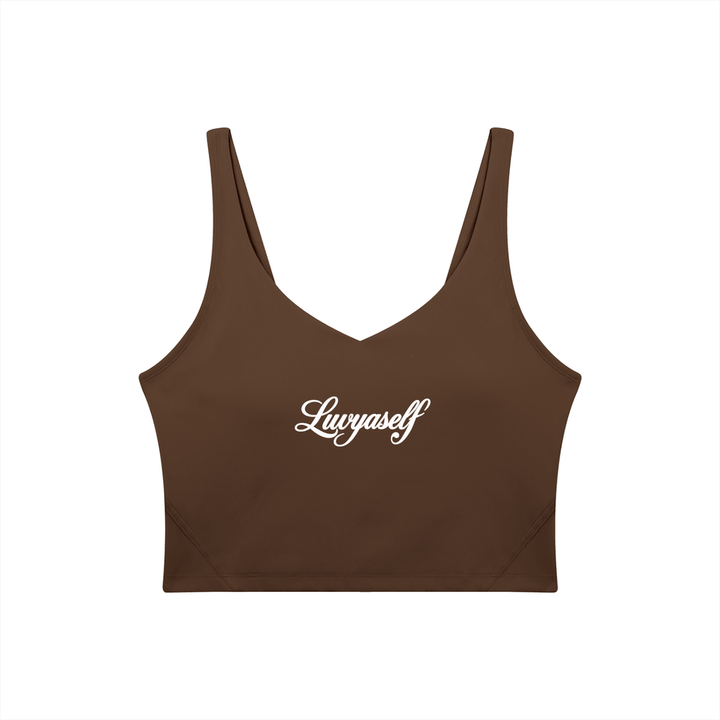 Women's V-Neck Yoga Sports Bra