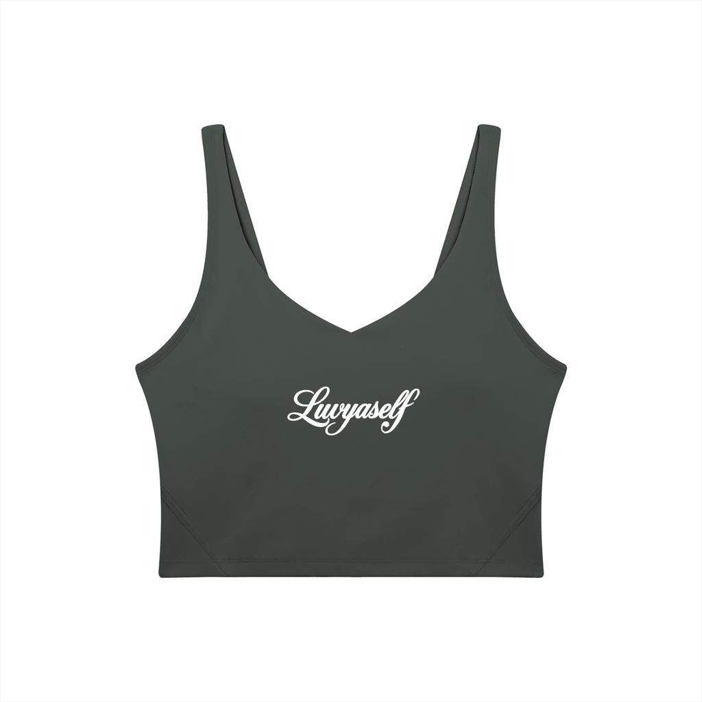 Women's V-Neck Yoga Sports Bra