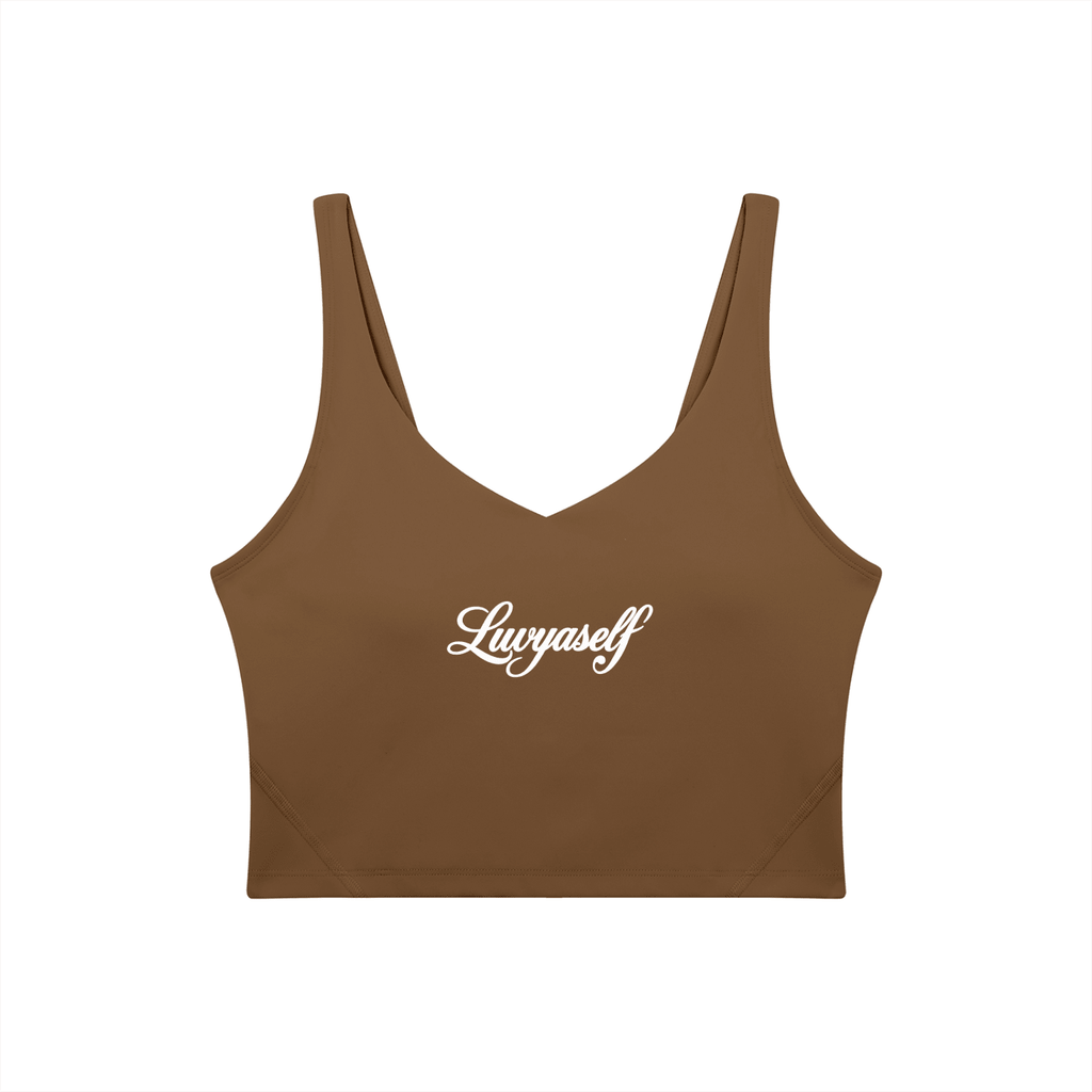 Women's V-Neck Yoga Sports Bra