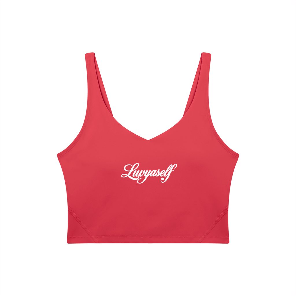 Women's V-Neck Yoga Sports Bra