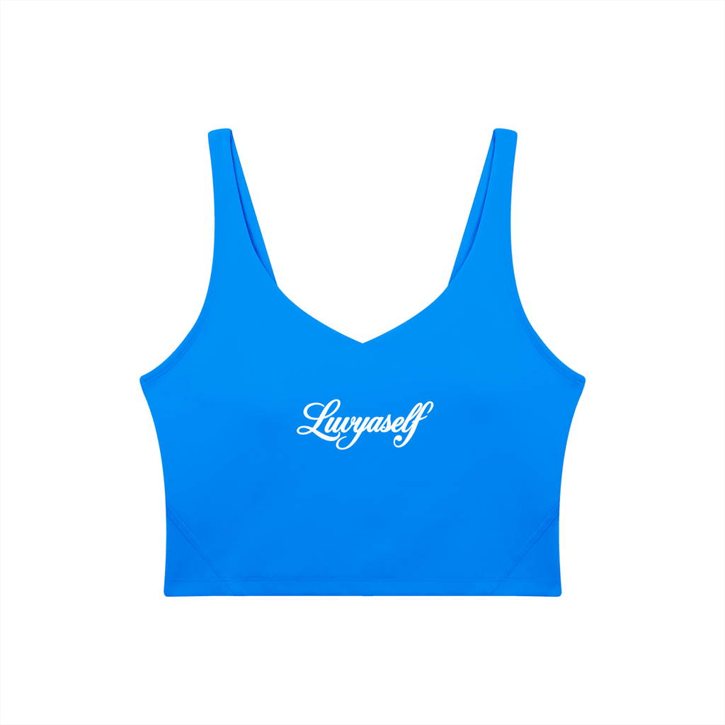 Women's V-Neck Yoga Sports Bra